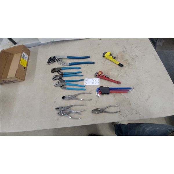 Channellock Tongue and Groove Pliers Set, Slip-Joint Pliers, Pipe Wrenches, Hex Keys, and More
