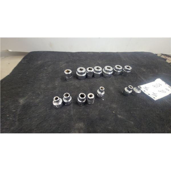 14× Snap on or Mac Mechanic's Socket Set