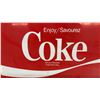 Image 2 : Vintage Canadian Coca-Cola "Enjoy/Savourez" Bilingual Painted Metal Advertising Sign 22 x 10