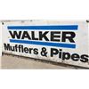 Image 2 : Walker Mufflers & Pipes Vintage Metal Advertising Sign 36 x 12