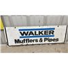 Image 4 : Walker Mufflers & Pipes Vintage Metal Advertising Sign 36 x 12
