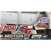 Image 3 : Vintage Automotive Racing Sponsor Display Panel with NHRA, Holley, MSD, Edelbrock Decals and More