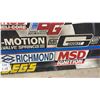 Image 4 : Vintage Automotive Racing Sponsor Display Panel with NHRA, Holley, MSD, Edelbrock Decals and More