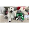Image 2 : Coca-Cola Brand Plush Collection Animals with Miniature Bottles, Set of 7
