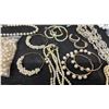 Image 9 : Assorted Faux Pearl Jewelry Collection with Necklaces, Earrings, and Loose Beads