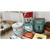 Image 2 : Collection of Vintage Tobacco Tins Including Player's, Borkum Riff, Bugler, Agio, and More