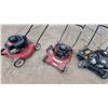 Image 4 : Lot of Three Gas Push Lawn Mowers: MTD 4 HP, Super-Cut, and Briggs & Stratton Engine Run
