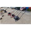 Image 7 : Lot of Three Gas Push Lawn Mowers: MTD 4 HP, Super-Cut, and Briggs & Stratton Engine Run