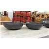 Image 3 : Decorative Metal Flower Bowls, Black and Gold Ribbed Planters, Galvanized Bucket, and More