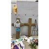 Image 3 : Oasis 24" Mache Cross, Decorative Wall Planter, Macrame Hangers, Wire Frames, and More