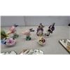 Image 6 : Royal Albert Old Country Scenes Square Side Plates with Porcelain Bird Figurines and More