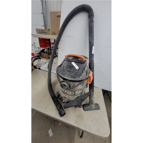 Ridgid Wet/Dry Shop Vacuum with Hose, Extension Wand, and Attachments