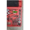 Image 3 : 40 Pce.Tap and Die Set in Red Case with Files, Punches, Chisels, and Hammers