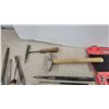 Image 6 : 40 Pce.Tap and Die Set in Red Case with Files, Punches, Chisels, and Hammers