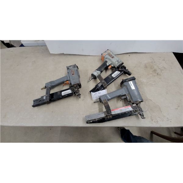 Paslode T250S-F16 Pneumatic Stapler and Two Additional Pneumatic Nailers