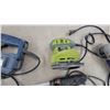 Image 4 : Ryobi JS500 Jigsaw, Powermax Angle Grinder, Rally Palm Sander, Glue Gun, Drill, and More