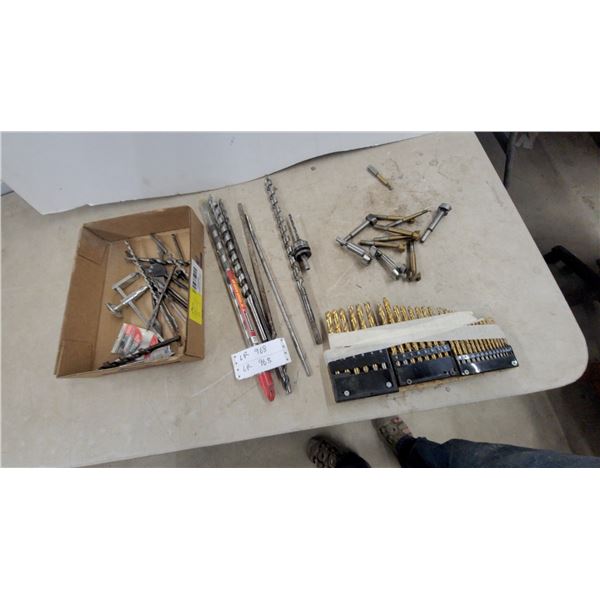 Titanium-Coated Drill Bit Set, Benchmark Power Auger Bits, Forstner Bits, and More
