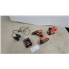Image 1 : Black+Decker 20V Max Cordless Drill/Driver, Work Light, Two 1.5Ah Batteries, and Charger Charged
