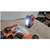 Image 4 : Black+Decker 20V Max Cordless Drill/Driver, Work Light, Two 1.5Ah Batteries, and Charger Charged