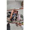 Image 4 : Oxy-Acetylene Welding and Cutting Torch Rig on Portable Wheeled Cart with Regulators and Hoses