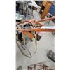 Image 5 : Oxy-Acetylene Welding and Cutting Torch Rig on Portable Wheeled Cart with Regulators and Hoses