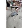 Image 5 : Steel Hand Truck with Pneumatic Tires and White Two-Step Folding Stool