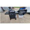 Image 1 : Masterbuilt Two-Burner Portable Propane Gas Grill with Folding Side Tables and Tank