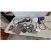 Image 1 : Angle Grinder with Sanding Discs, Wire Wheels, Maxtool Electric Paint Sprayer, and More