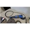 Image 3 : Angle Grinder with Sanding Discs, Wire Wheels, Maxtool Electric Paint Sprayer, and More