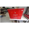 Image 1 : Beach Tool Chests Limited Red Metal Two-Piece Mechanic's Toolbox with Drawers