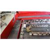 Image 6 : Beach Tool Chests Limited Red Metal Two-Piece Mechanic's Toolbox with Drawers