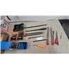 Image 1 : Masterforce Drill Bit and Driver Set, Ridgid Drill Bit Set, Pry Bars, Files, and More