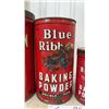 Image 4 : Blue Ribbon Baking Powder Tins in Assorted Sizes and Pure Turmeric Tin and More