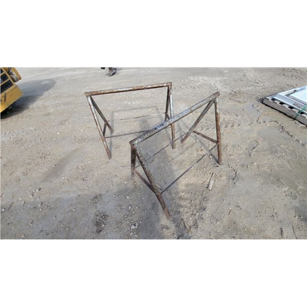 Pair of Steel Saw Horses