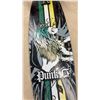Image 2 : Punk'd Speed Cruiser Longboard Skateboard with Crowned Lion Graphic and 70mm 78a Wheels