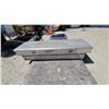 Image 1 : Delta Pro Diamond Plate Aluminum Crossover Truck Toolbox