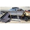 Image 1 : Galvanized Two-Compartment Utility Tub on Steel Stand