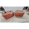 Image 1 : Two Vintage OMC 6-Gallon Outboard Motor Gasoline Fuel Tanks