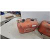 Image 2 : Two Vintage OMC 6-Gallon Outboard Motor Gasoline Fuel Tanks