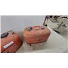 Image 3 : Two Vintage OMC 6-Gallon Outboard Motor Gasoline Fuel Tanks