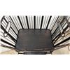 Image 6 : Three-Tier Swinging Metal Wire Basket Display Stand with Bronze Finish, 49 x 17 x 11"