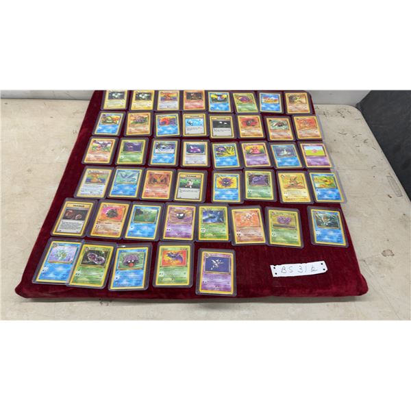 45 Fossil Pokémon Trading Card Game Cards, Base Set, Jungle, and Fossil Series