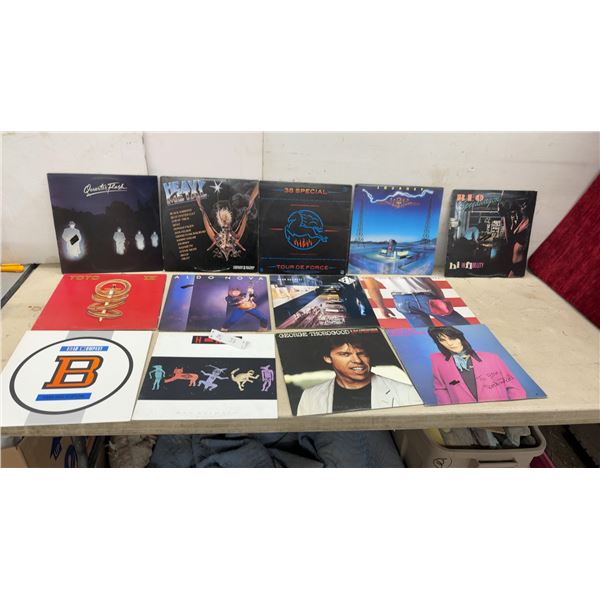 13 Vinyl Record Albums Bruce Springsteen, Rep Speedwagon & More