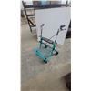 Image 1 : SoomsTeal Four-Wheel Rollator Walker with Padded Seat, Handbrakes, and Wire Basket