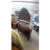 Image 8 : Vintage Wooden Dresser with Attached Mirror, Four Drawers, and Turned Legs 70 x 42 x 19"