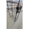 Image 3 : Five-Tier Black Powder-Coated Adjustable Wire Shelving Unit 72 x 35 x 18"