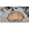 Image 2 : Jati and Kebon Curved Garden Bench 48" Wide