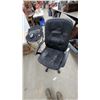 Image 3 : Black Faux Leather Executive Office Chair and Obusforme OB-920 Heated Back Support