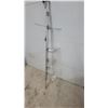 Image 1 : Tension Pole Corner Shower Caddy with Three Wire Baskets and Towel Bars and Patio Stone Mold