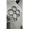 Image 4 : Tension Pole Corner Shower Caddy with Three Wire Baskets and Towel Bars and Patio Stone Mold
